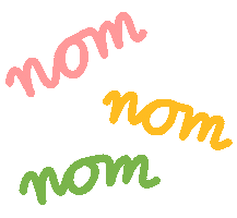 Food Eating Sticker by Bodil Jane