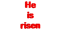 He Is Alive Jesus Christ Sticker