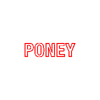 poneygarments logo fashion kids kidswear Sticker
