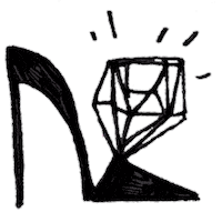 faceitdebbieharry punk glam spike fierce Sticker