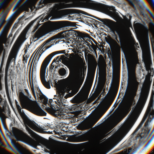 Black And White 3D GIF by Pi-Slices