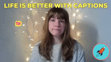 Psa Captions GIF by ITCs4All