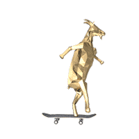 3D Skating Sticker by Premium-Goats