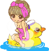 ashleyramon kawaii bath gyaru Sticker