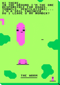 Worm Soil GIF by ailadi