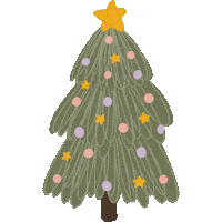 Christmas Tree Sticker