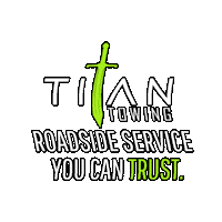 Customer Service Trust Sticker by Titan Towing and Roadside Assistance