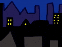 City Lights GIF by Barbara Pozzi