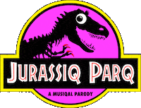 Jurassic Park Dinosaur Sticker by Oasis Arts Inc