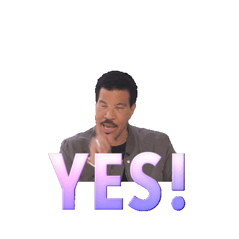 Lionel Richie Yes Sticker by American Idol