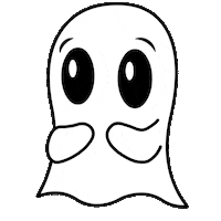 OyeCharlie cartoon kawaii ghost boo Sticker