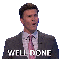 Colin Jost Sticker by Jeopardy!