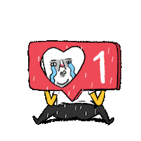 sad instagram Sticker by ehcat