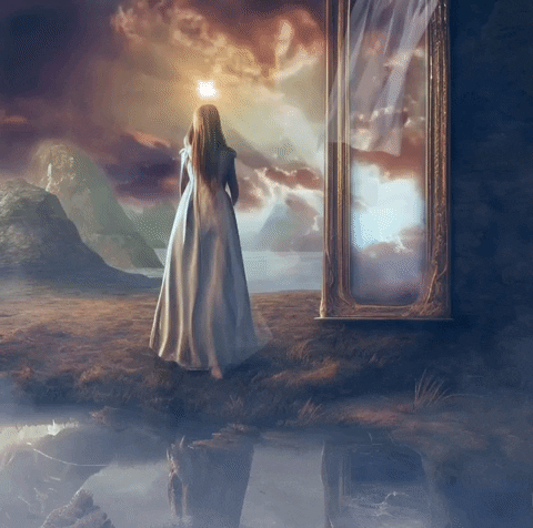 quantumsuicide dreaming awake being GIF