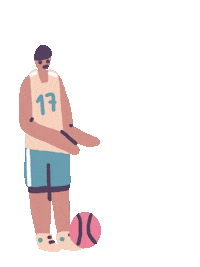 Sport Basketball Sticker by Sara Maese