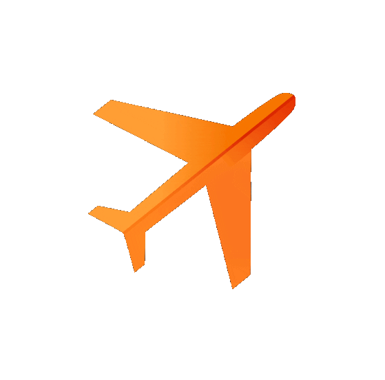 plane flugzeugdrehung Sticker by fluege.de