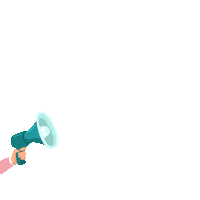 Neu Megaphone Sticker by pinkmilk