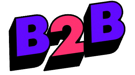 B2B Sticker by Le Bonbon