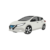 Electric Car Auto Sticker by Nissan Argentina