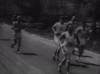 Boston Marathon Running GIF by U.S. National Archives