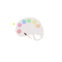 Art Paint Sticker