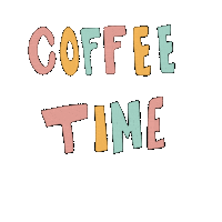 Coffee Time Sticker