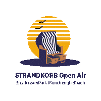 SparkassenPark monchengladbach openair open air strandkorb Sticker