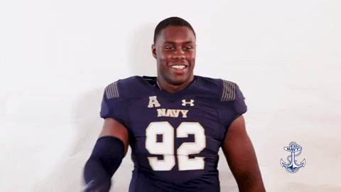 Navy Football GIF by Navy Athletics