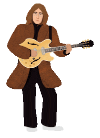 Dont Let Me Down The Beatles Sticker by SoulBird DG