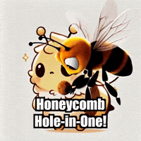 Golf Bee GIF by Beelightened
