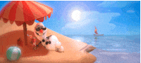 Beach Day Singing GIF by Walt Disney Animation Studios