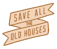 cheapoldhouses retro vintage home house Sticker