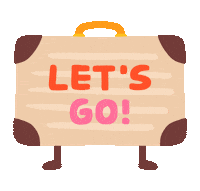 Lets Go Travel Sticker by Yeremia Adicipta