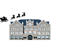 Santa Claus Christmas Sticker by Moravian University
