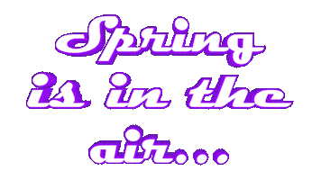 Spring Is In The Air Sticker by OpticalArtInc.