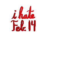 Lonely Hate Sticker