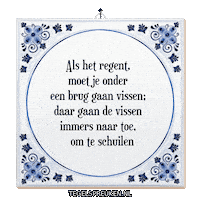 Hoop Rust Sticker by Tegelspreuken.nl