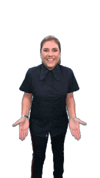 Excited Lorena Garcia Sticker