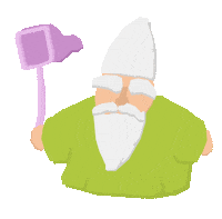 Gnome Knight Sticker