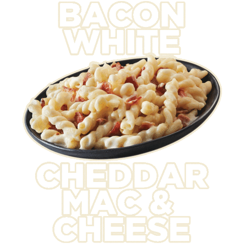 CraveFoodsCA giphyupload bacon mac and cheese crave foods Sticker