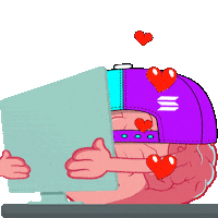 Heart Love Sticker by BigBrains