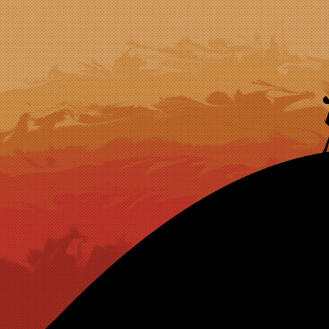 Lonely Sunset GIF