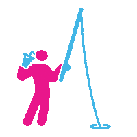 Summer Fish Sticker by Dunkin’