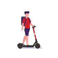 Hoplagit Sticker by Hop Scooter