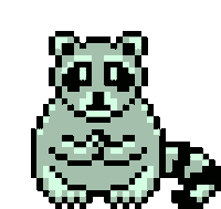 Red Panda Hello Sticker