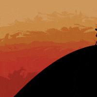 Lonely Sunset GIF
