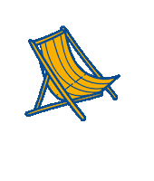 Summer Beach Sticker by Blue Star Ferries