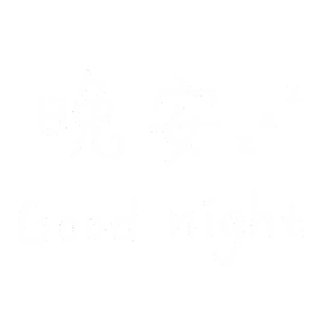 Good Night 手寫字 Sticker