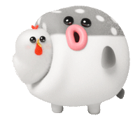 Chicken Love Sticker