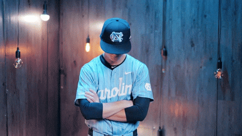University Of North Carolina Baseball GIF by UNC Tar Heels